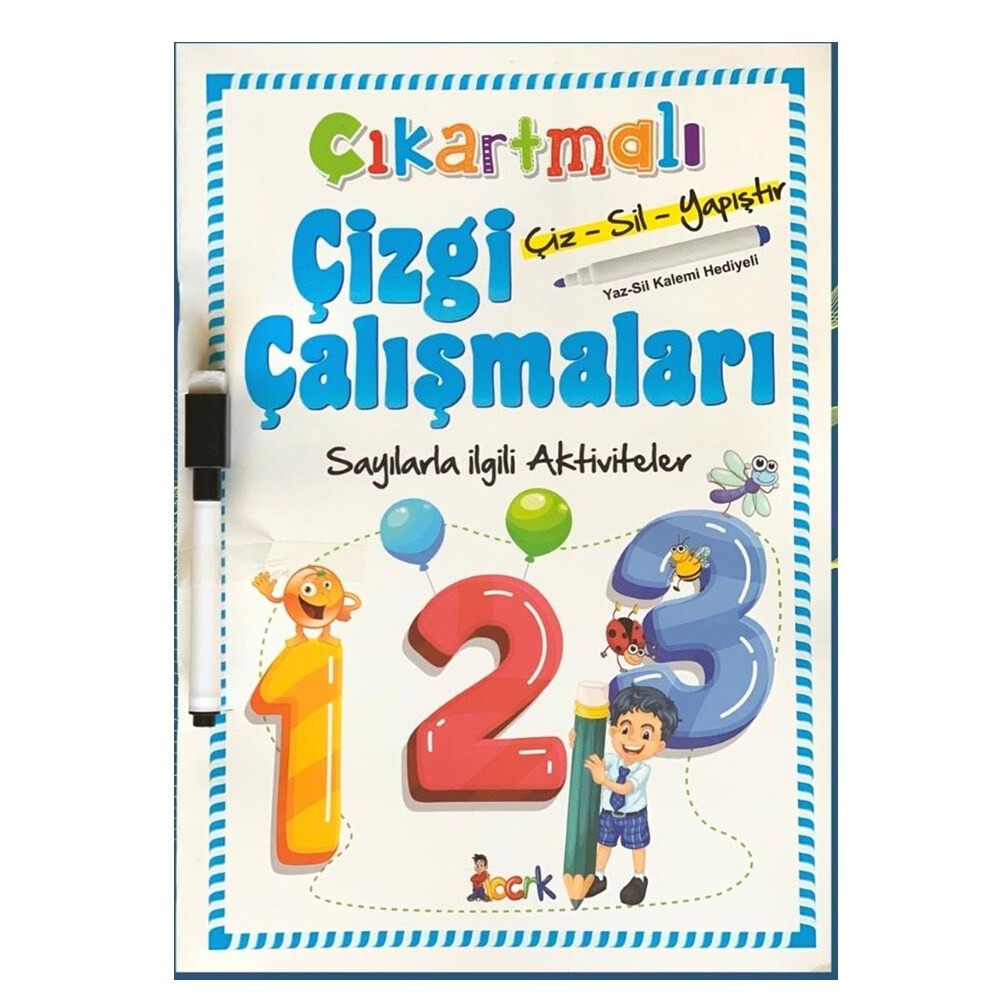 Ema Çıkartmalı Çizgi Çalışm.-Sayılar/Emaçocuk