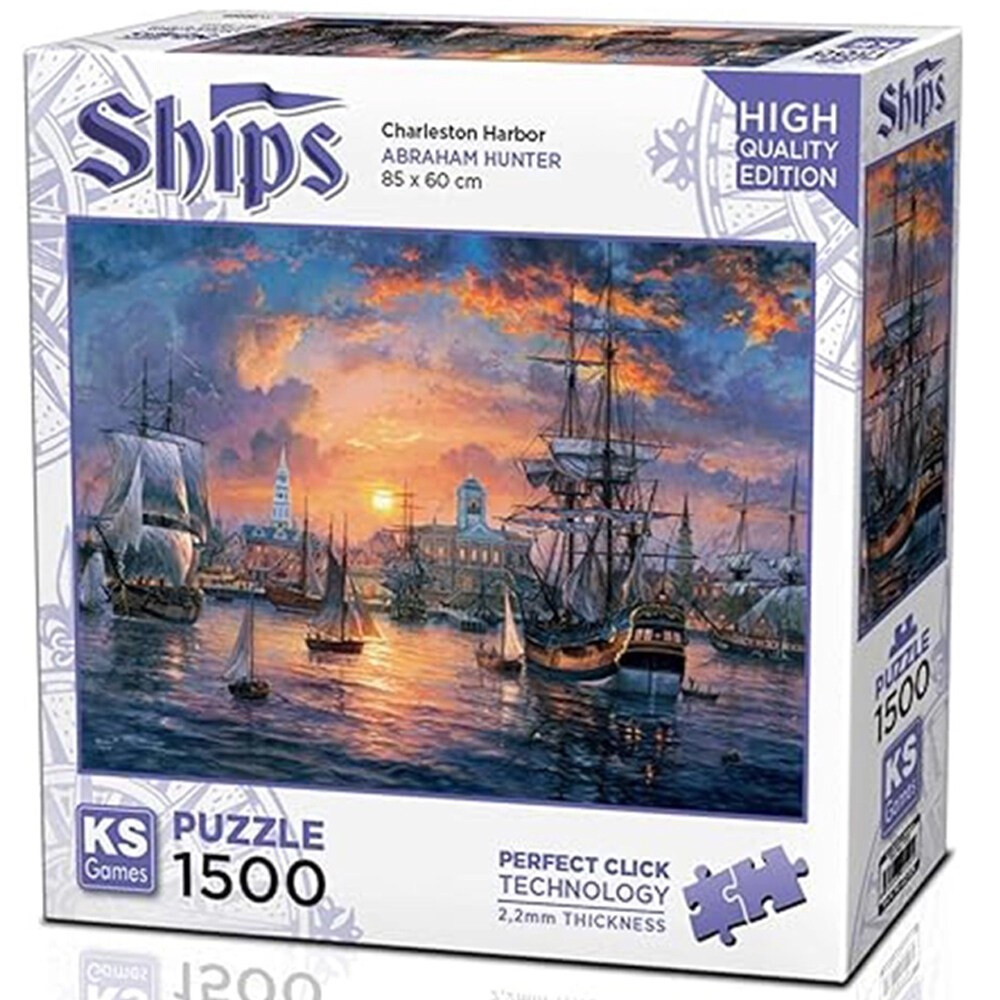 Ks Games Puzzle 1500 Charleston Harbor