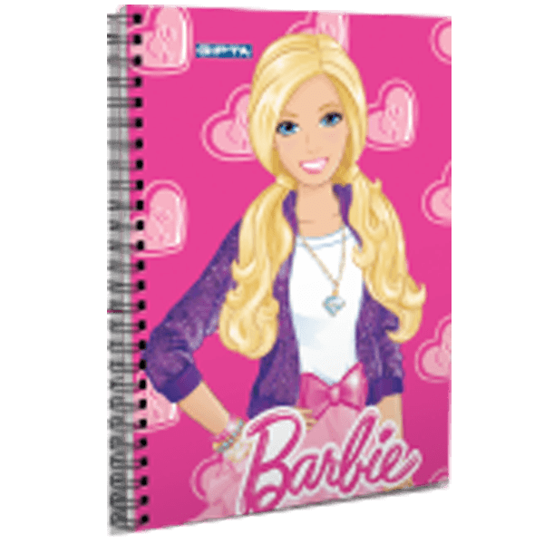 Gıpta Not Defteri Spiralli Karton Kapak ( 36 Lı Stand ) A6 Barbie 5516