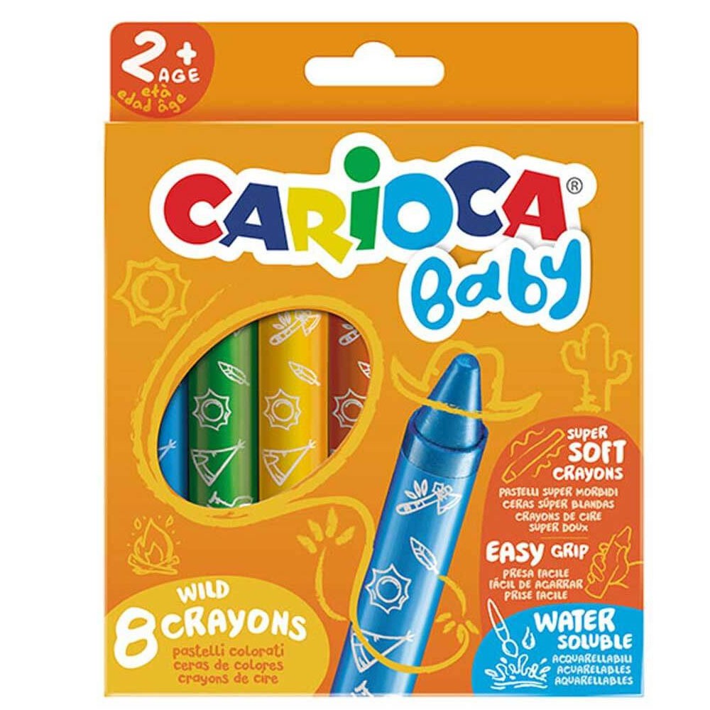 Carioca Pastel Boya Bebek 8 Li 2+Yaş 42892