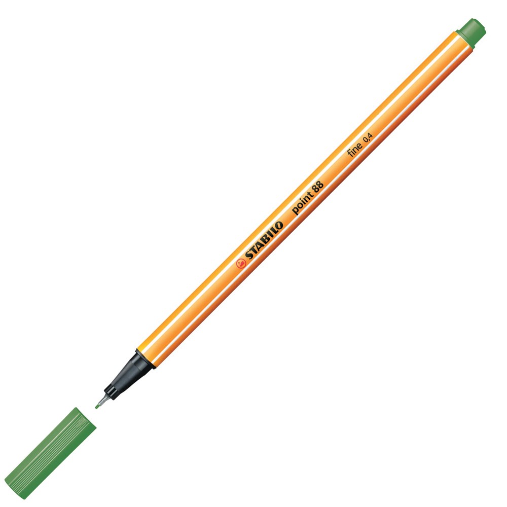 Stabilo Keçe Uçlu İnce Kalem 88 Point 0.4 MM Yeşil 88/36