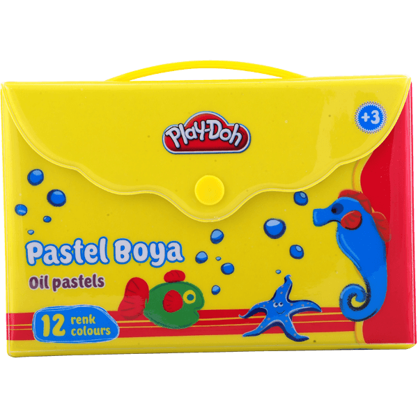 Play-Doh Pastel Boya Çantalı 12 Renk PLAY-PA005