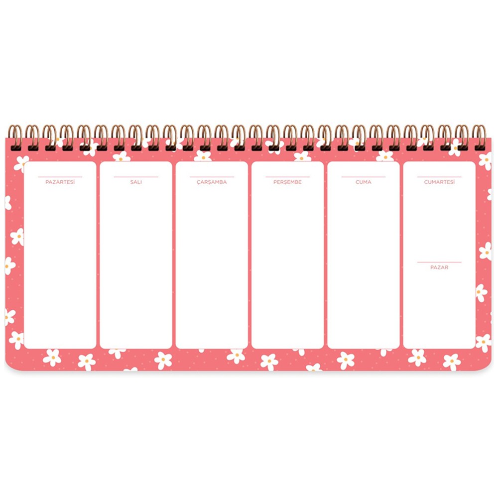 Keskin Color Spiralli Planner Minik Papatya 13x27