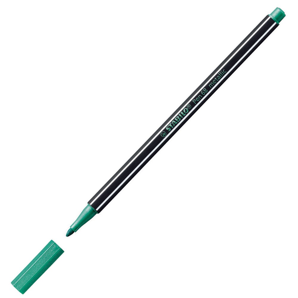 Stabilo Keçe Uçlu Boya Kalemi 1 MM Metalik Yeşil 68/836