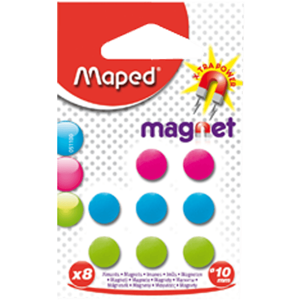 Maped Mıknatıs 10 MM 8 Lİ 051100