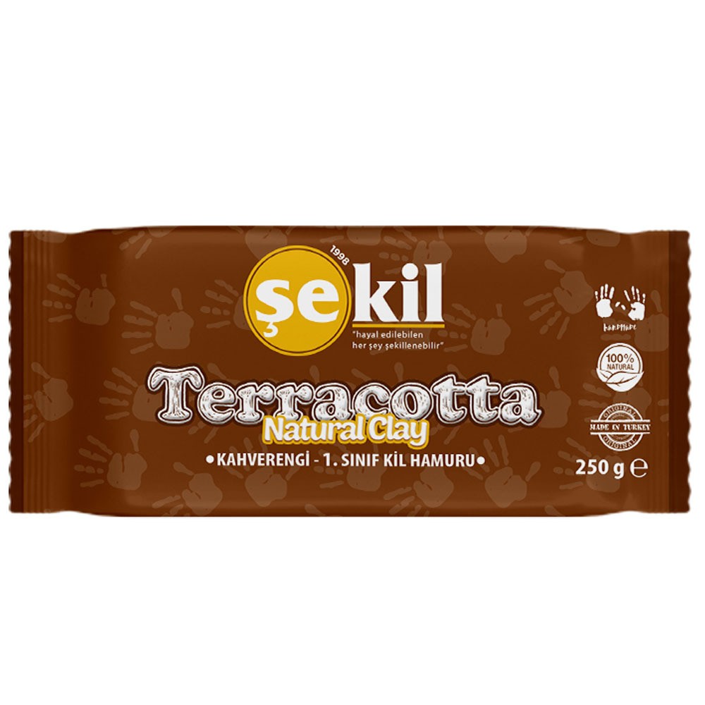 Şekil Seramik Hamuru Terracotta 250 GR Kahverengi VK250KHV