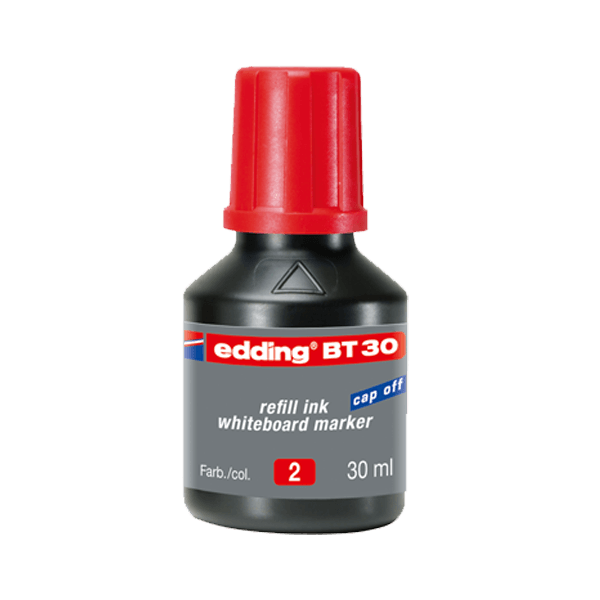 Edding Tahta Kalem Mürekkebi Damlalıklı 30 ML Kırmızı BT30