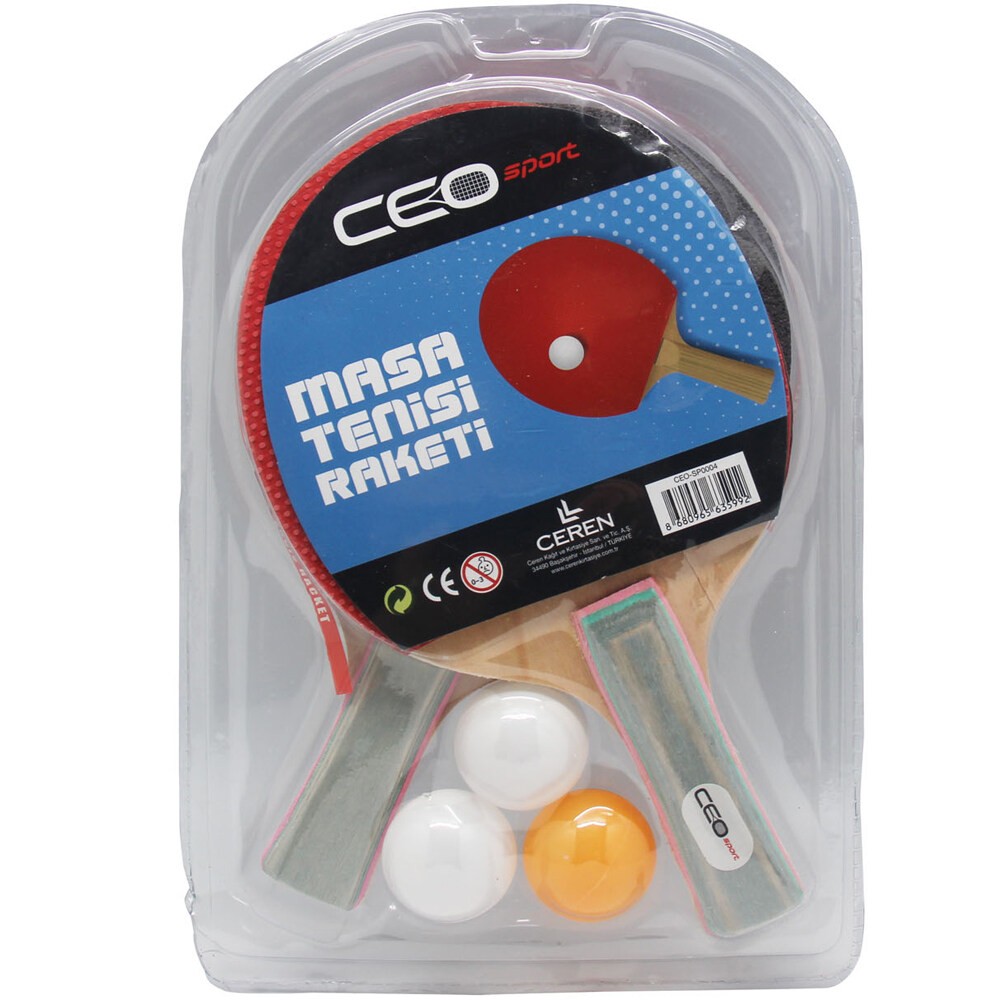 Ceo Sport Masa Tenisi Seti 2 Raket+3 Top CEO-SP0004