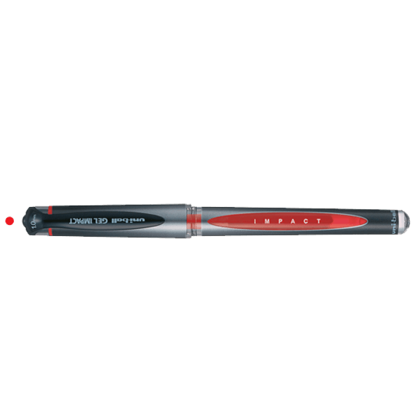 Uni-Ball Roller Kalem Signo Broad Jel Bilye Uç İmza Kalemi 1.0 MM Kırmızı UM-153S