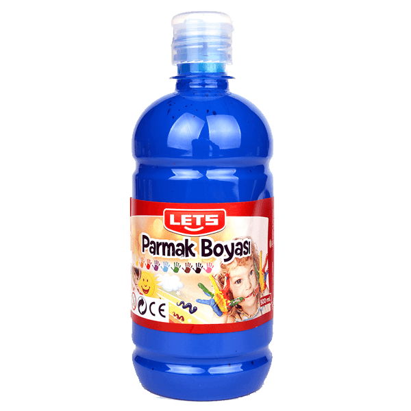 Lets Parmak Boyası 500 ML Mavi L-5006