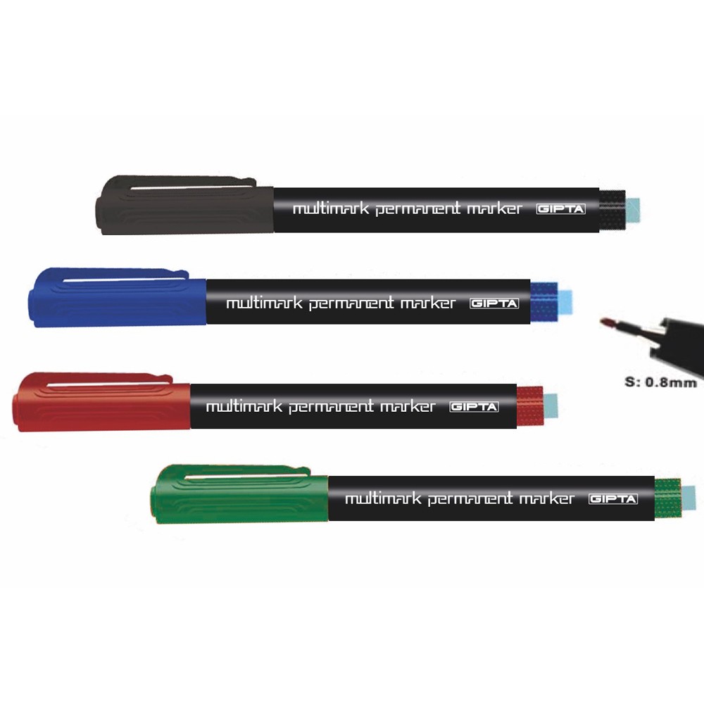 Gıpta Asetat Kalemi Permanent Marker S Seri Mavi F154100