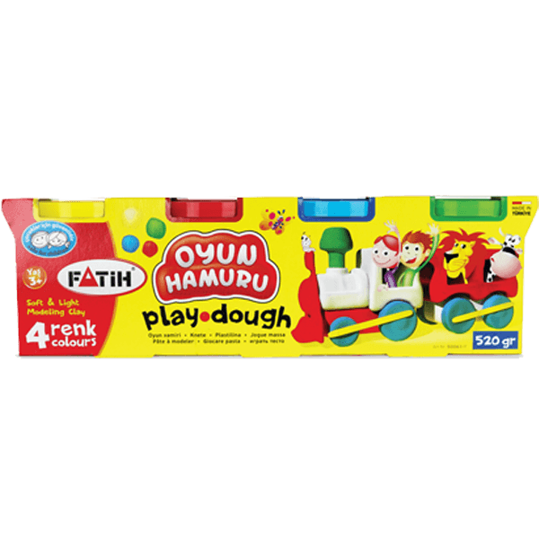 Fatih Oyun Hamuru 520 GR 4 Renk 50061