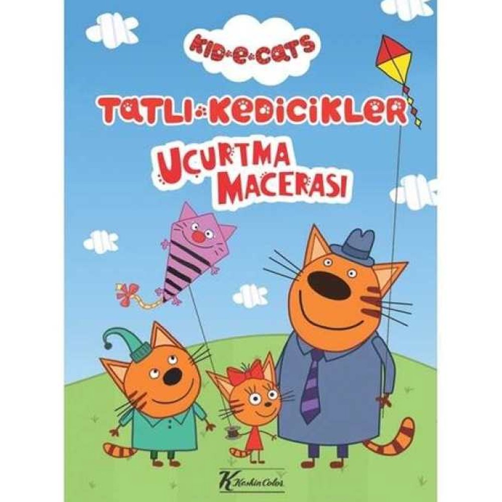 Tatlı Kedicikler Hikaye Kitabı Uçurtma Macerası 20x28 6 YP 