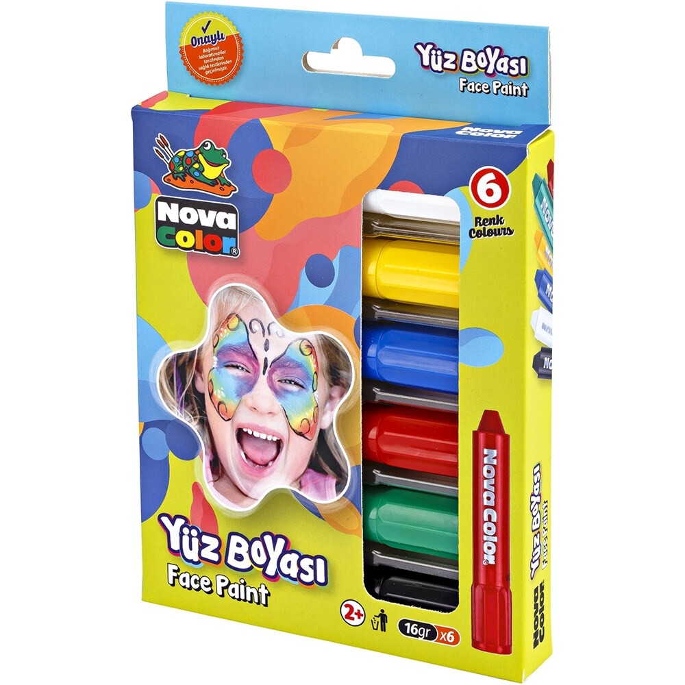 Nova Color Yüz Boyası 6 Lı Set NC-212