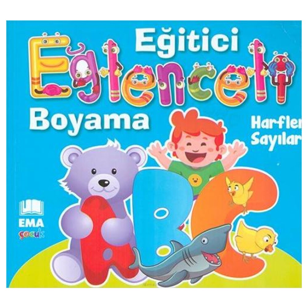 Ema Eğitici Eğl.Boyama-Harfler-Sayılar/Emaçocuk