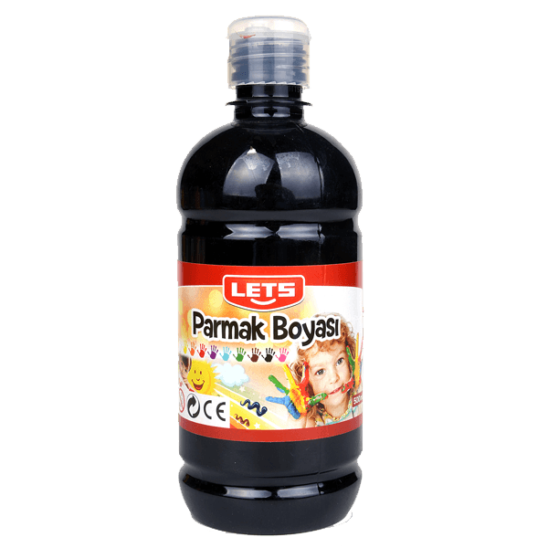 Lets Parmak Boyası 500 ML Siyah L-5009