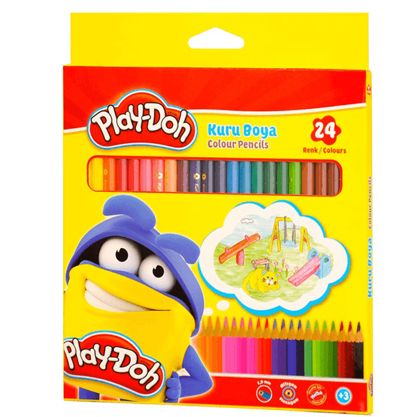 Play-Doh Kuru Boya Tam Boy 24 Renk PLAY-KU003