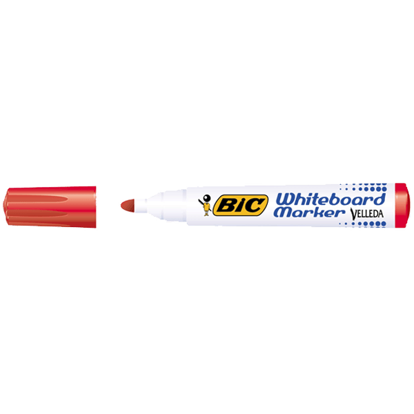 Bic Tahta Kalemi Yuvarlak Uçlu Velleda Kırmızı 1701 03