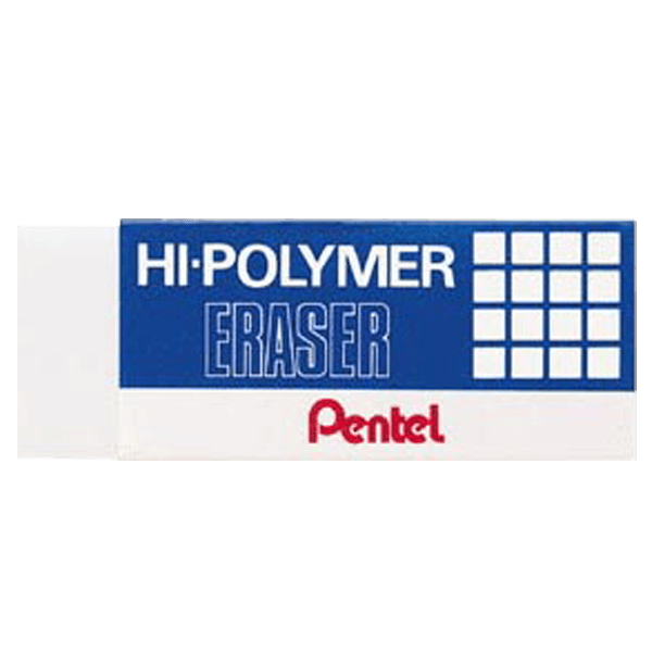 Pentel Öğrenci Silgisi Hi-Polymer Büyük ZEH10