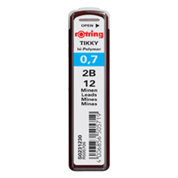 Rotring Min Hi-Polymer 2B 0.7 MM S0231230