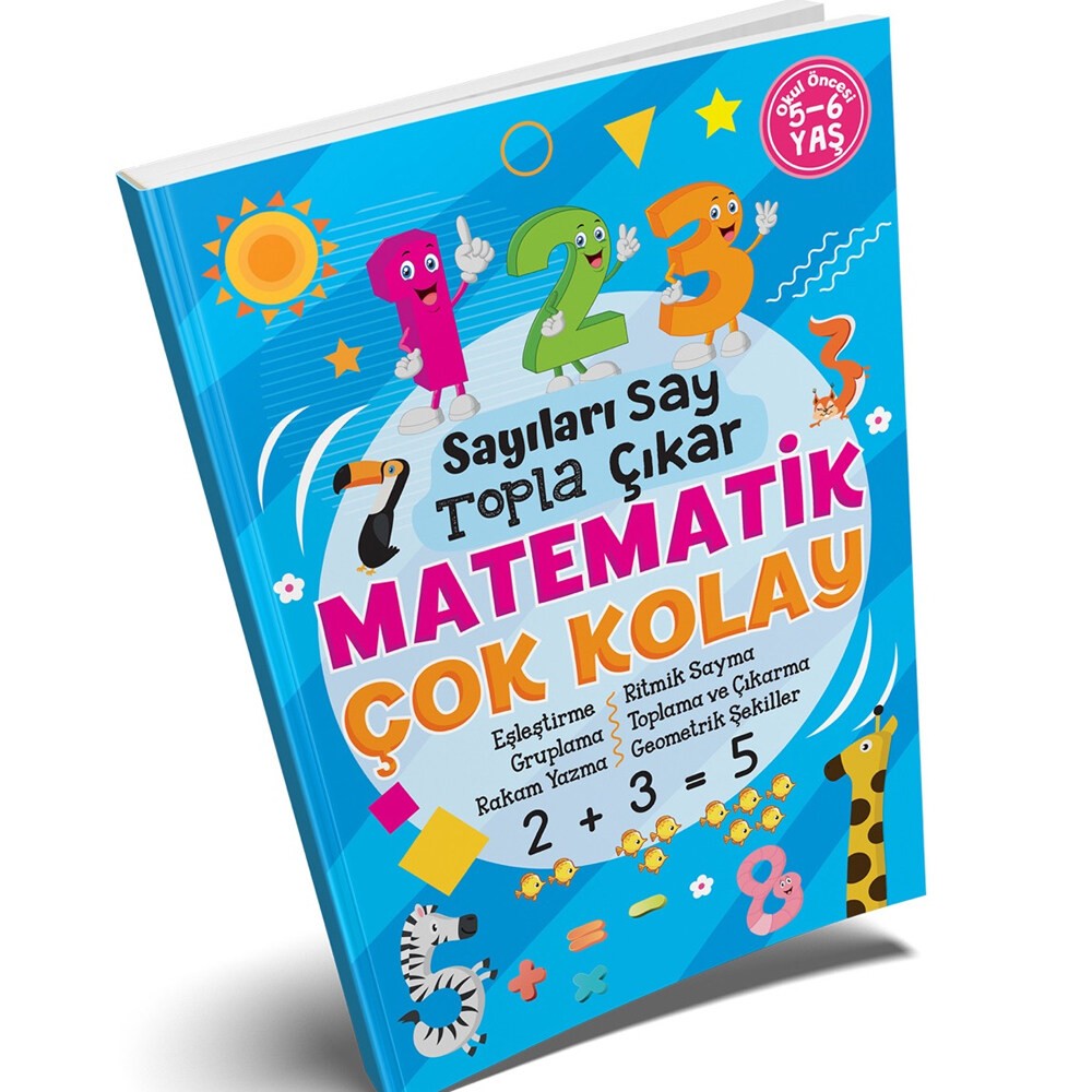 Ema Sayıları Say Topla Çıkar Mat.Çok Kolay 5-6 Yaş