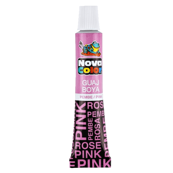 Nova Color Guaj Boya Tüp 12 Lİ Pembe NC-124