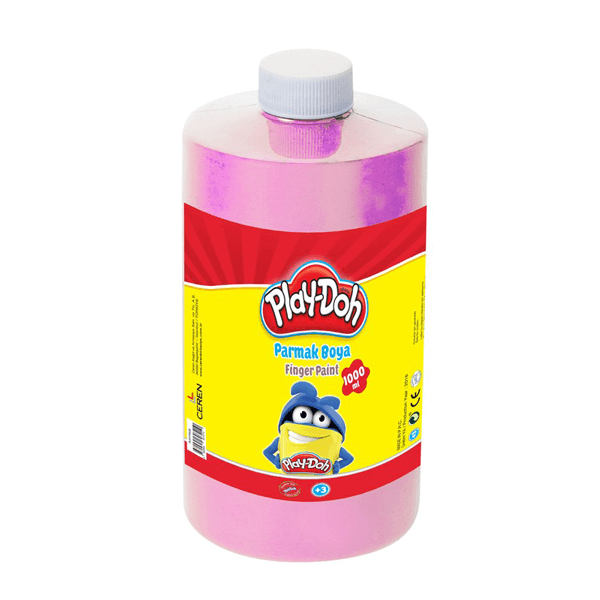 Play-Doh Parmak Boyası Tüp 1000 ML Pembe PLAY-PR026