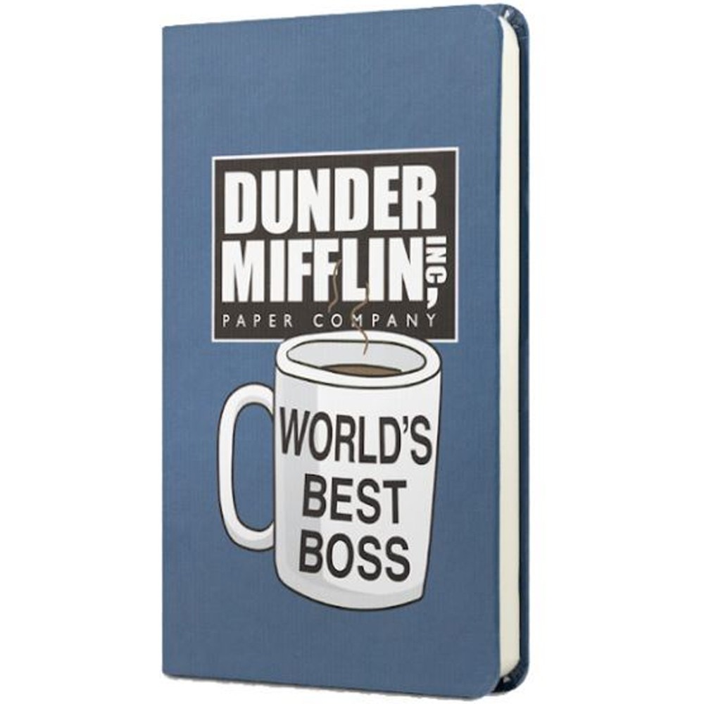 Mabbels Sert Kapak Mini Defter The Office Worlds Best Boss K.Mavi 80 YP 9x14 DFT-388340