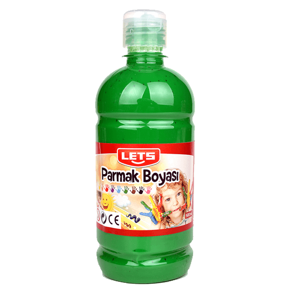 Lets Parmak Boyası 500 ML Yeşil L-5007