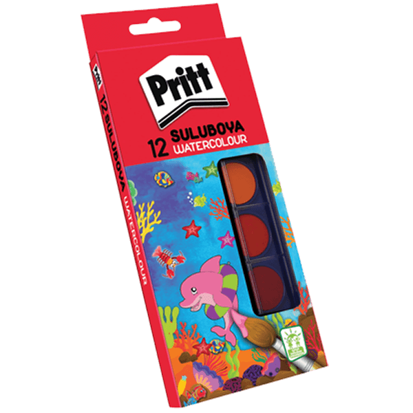 Pritt Sulu Boya Büyük Boy 12 Renk 1047948