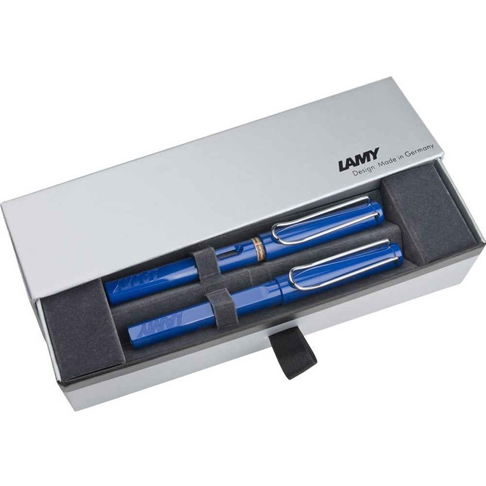 Lamy Takım Kalem Dolma+Roller Kalem Safarı Mavi 14-M-314