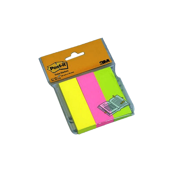 Post-it İndeks 100 YP 25x76 Fosforlu 3 Renk 671-3