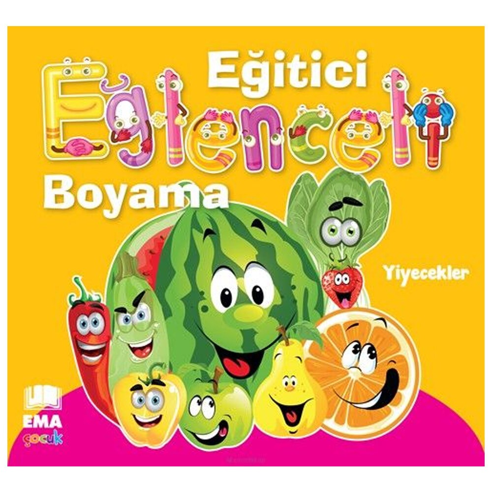 Ema Eğitici Eğl.Boyama-Yiyecekler