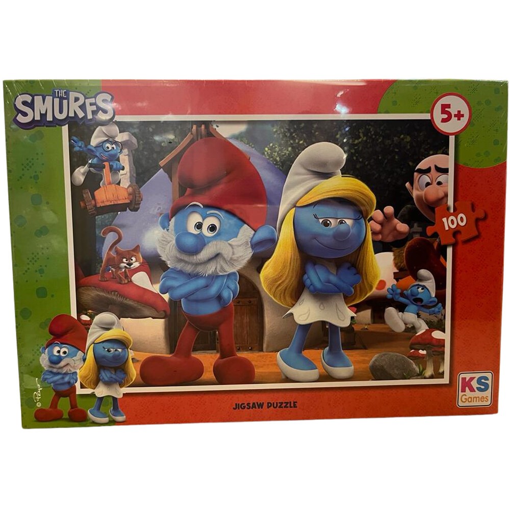 Ks Games Puzzle Smurf 100 Prç