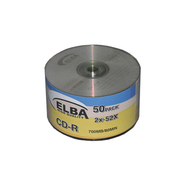 Elba CD R 80 DK / 700 MB 52x 2x 50 Lİ