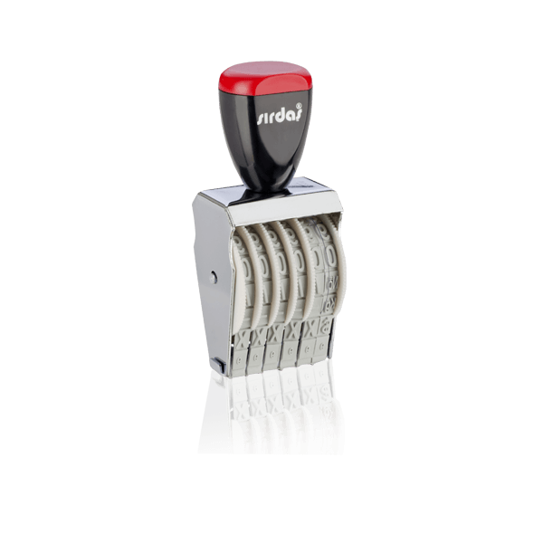 Sırdaş Numaratör Elle Çevirmeli 6 Hane 9 MM 1596