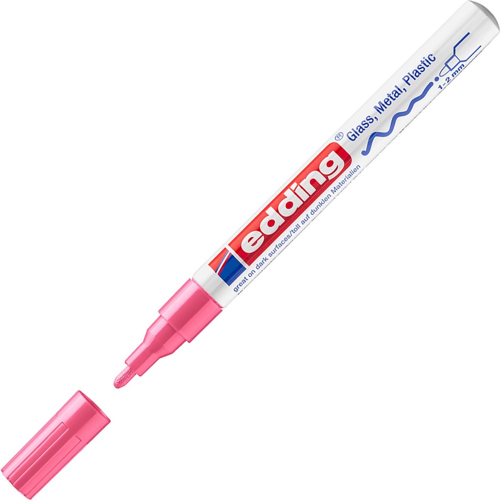 Edding Markör Dekor Boya Yuvarlak Uçlu 1-2 MM Pembe 751CR