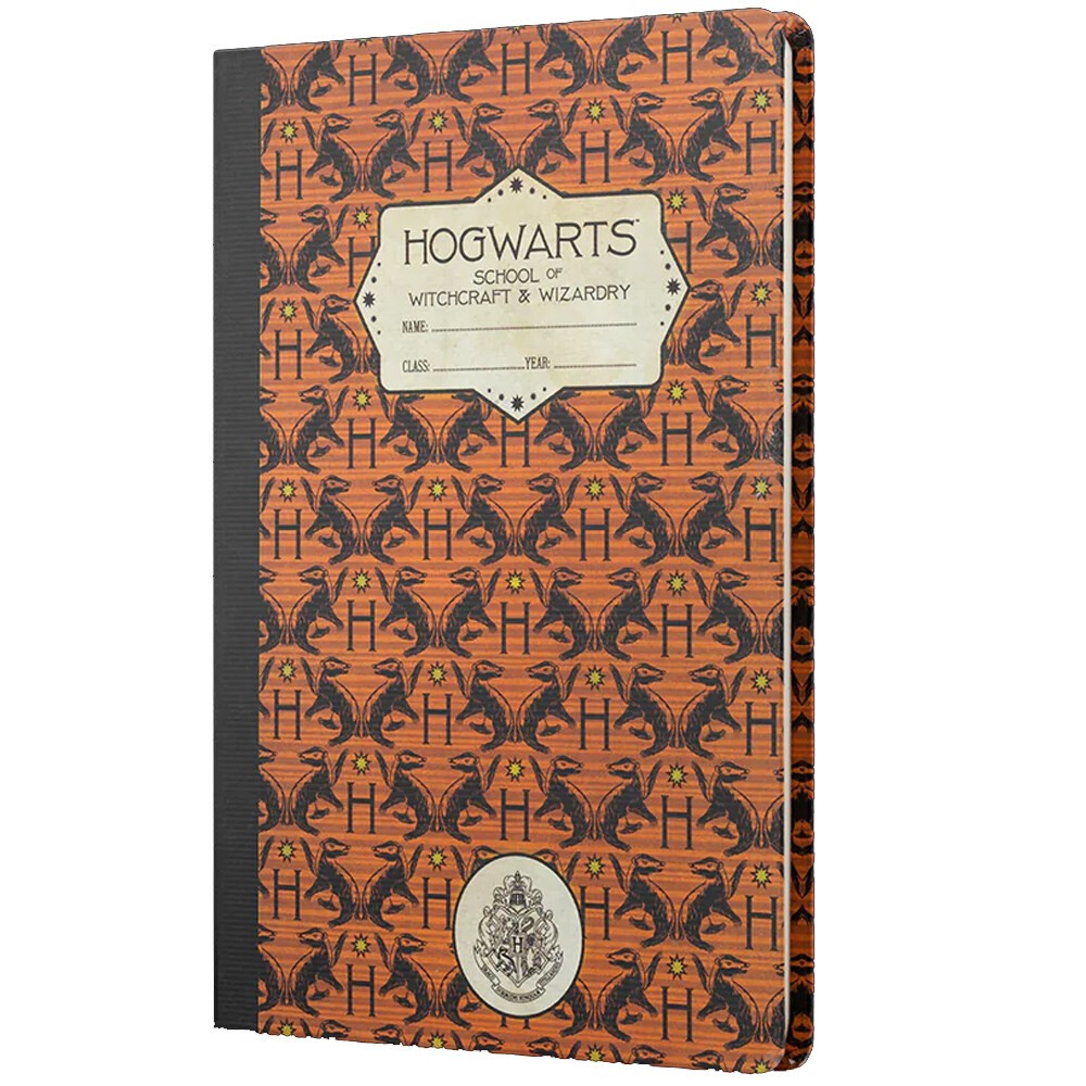 Mabbels Sert Kapak Butik Defter Harry Potter Hogwarts Hafflepuf Kahverengi 80 YP 15x21 DFT-388180