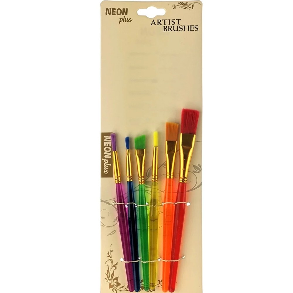 Neon Plus Fırça Seti 6 Lı HKD-30