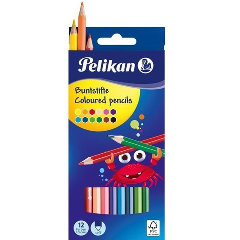 Pelikan Kuru Boya Kalemi 12 Li 724005