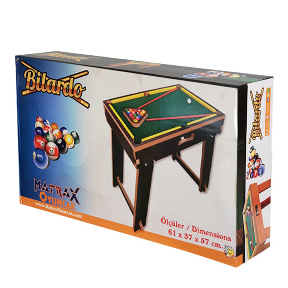 Matrax Ahşap Bilardo Oyunu