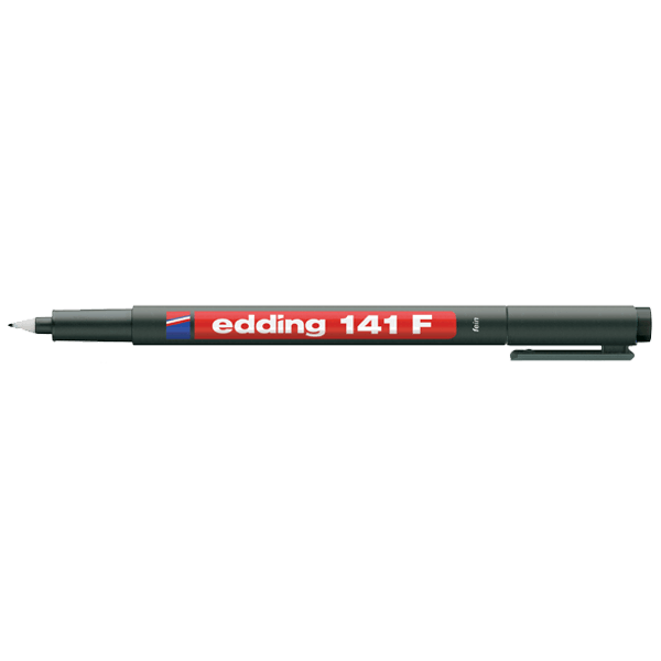 Edding Asetat Kalemi Permanent F Seri 0.6 MM Siyah 141F