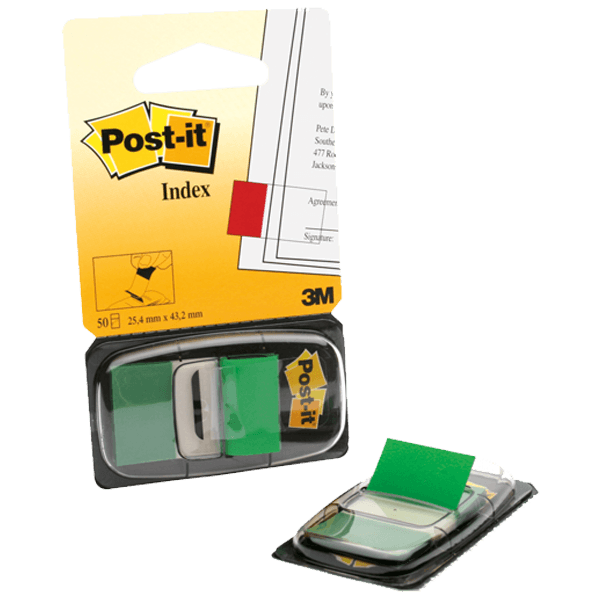 Post-it İndeks 50 Lİ Yeşil 680-3