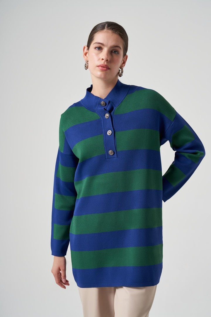 Çizgili Tunik - SAKS