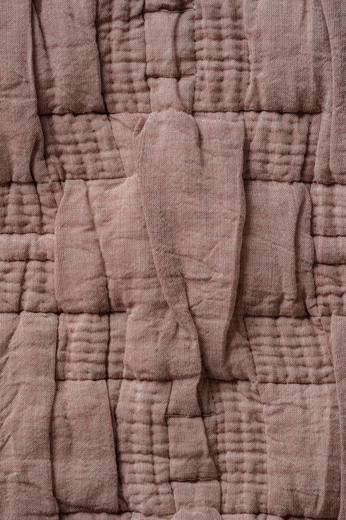 Müslin 7 Katlı Tera Serisi Yorgan Çift Kişilik (Petrol,Hardal,GüL Kurusu, Battal Boy 240x260 cm)