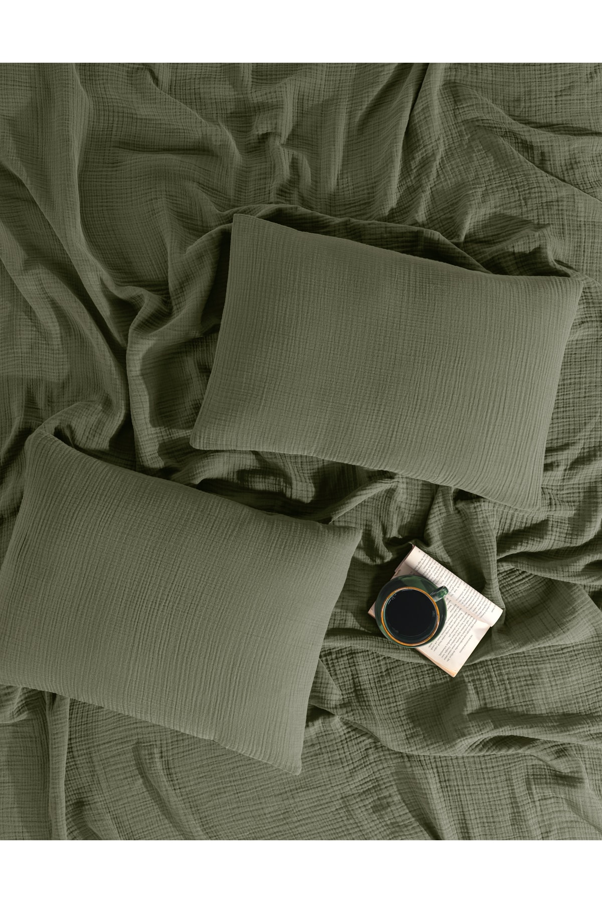 Müslin Tek Kişilik Yatak Örtüsü Seti 180 X 230 Cm, 2 Parça, Yazlık Yastık Kılıfı Ve Pike Takımı