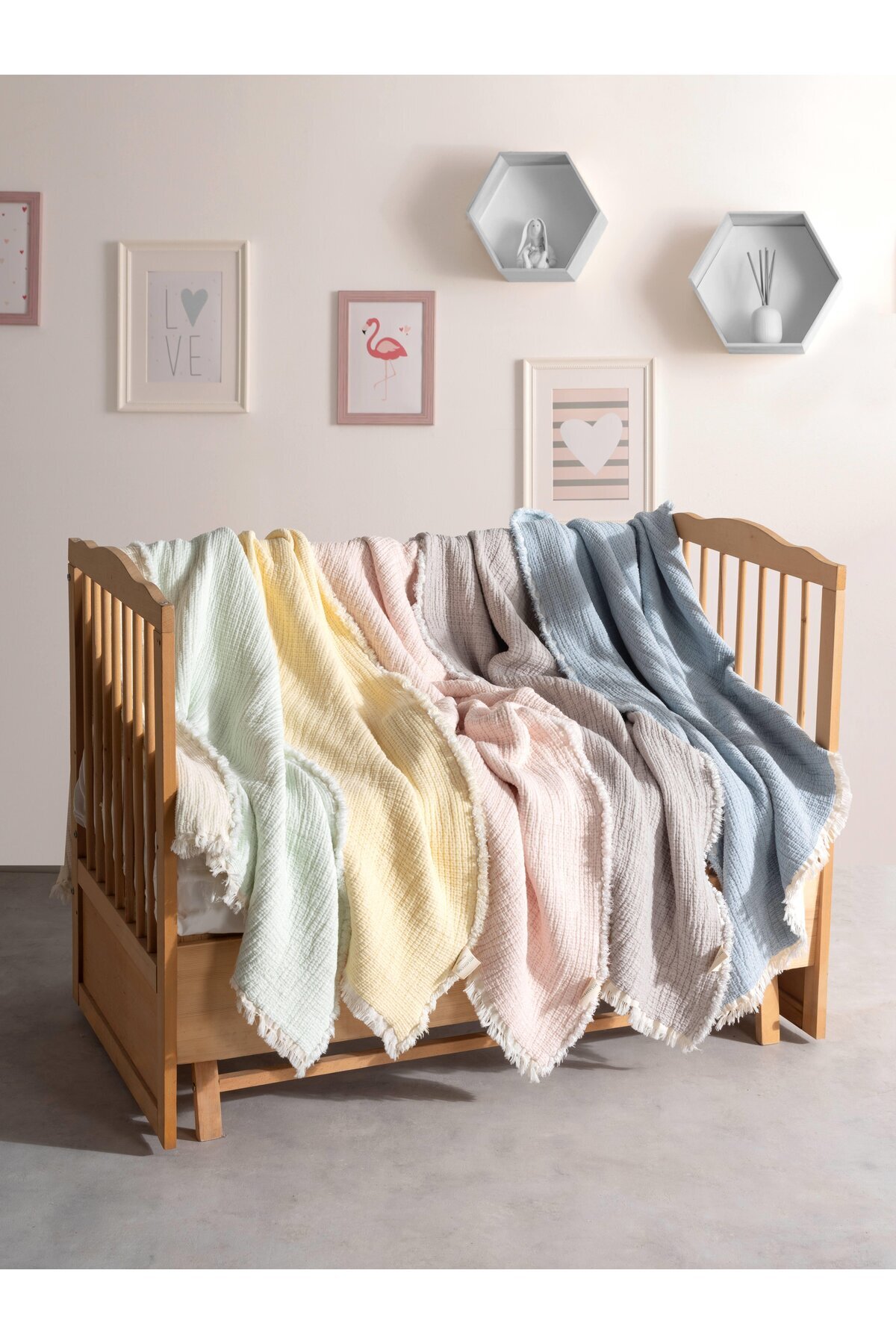 Kosha Müslin Bebek Yorganı 100 x 150cm