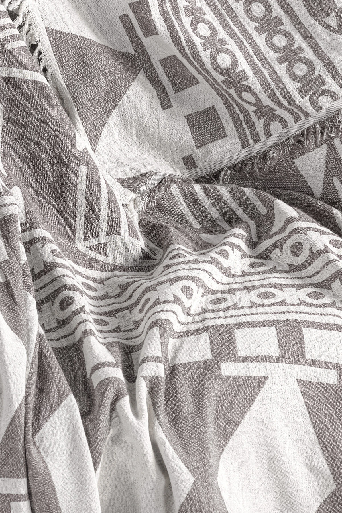 %100 Pamuk Bohem Temalı Çok Amaçlı Müslin Throw 130 X 170