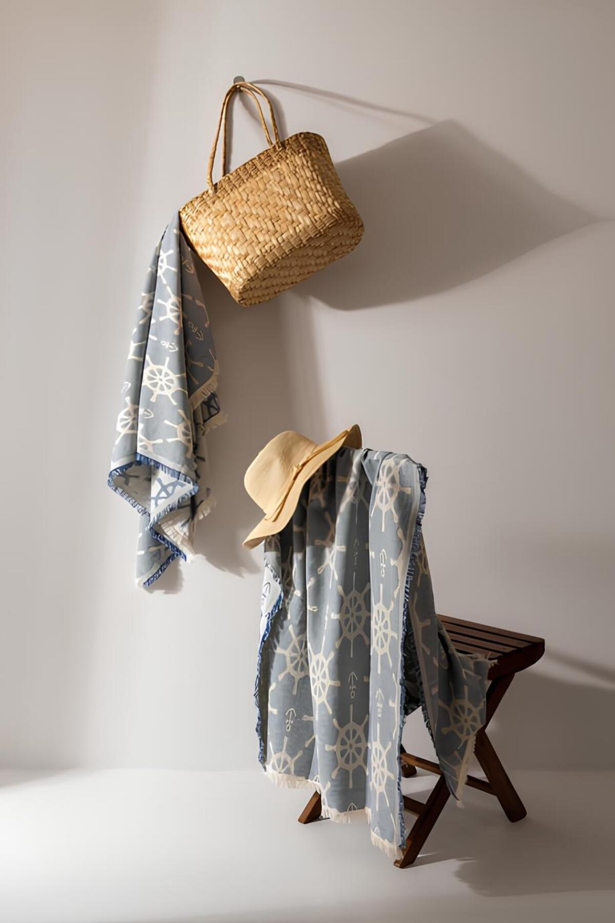 MylasaHome Dümen Desenli Pamuklu Peştemal 90x150