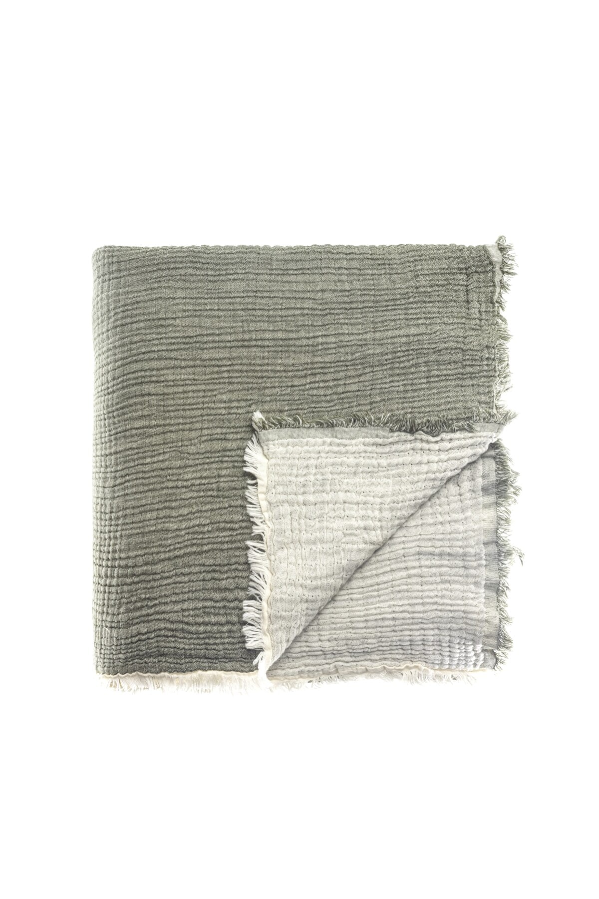 Double Face Planets 4 Katlı Müslin Yatak Örtüsü Çift Kişilik 220x240cm